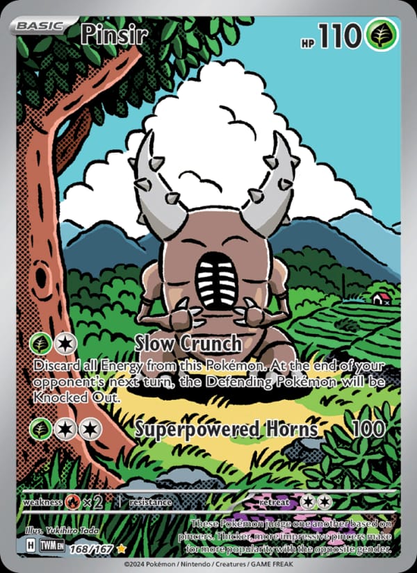 Pinsir, SV06: Twilight Masquerade · 168/167