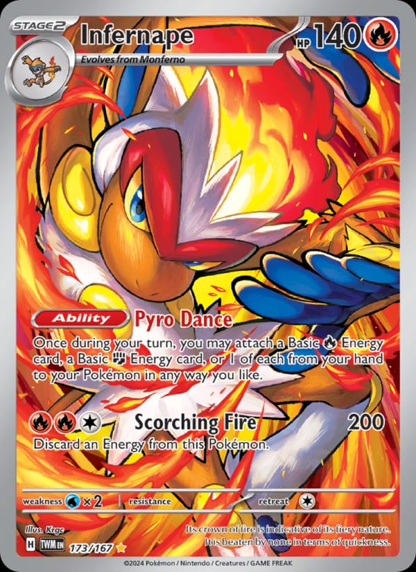 Infernape, SV06: Twilight Masquerade · 173/167