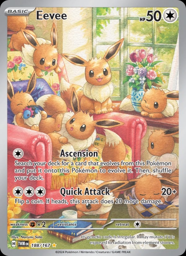 Eevee, SV06: Twilight Masquerade · 188/167