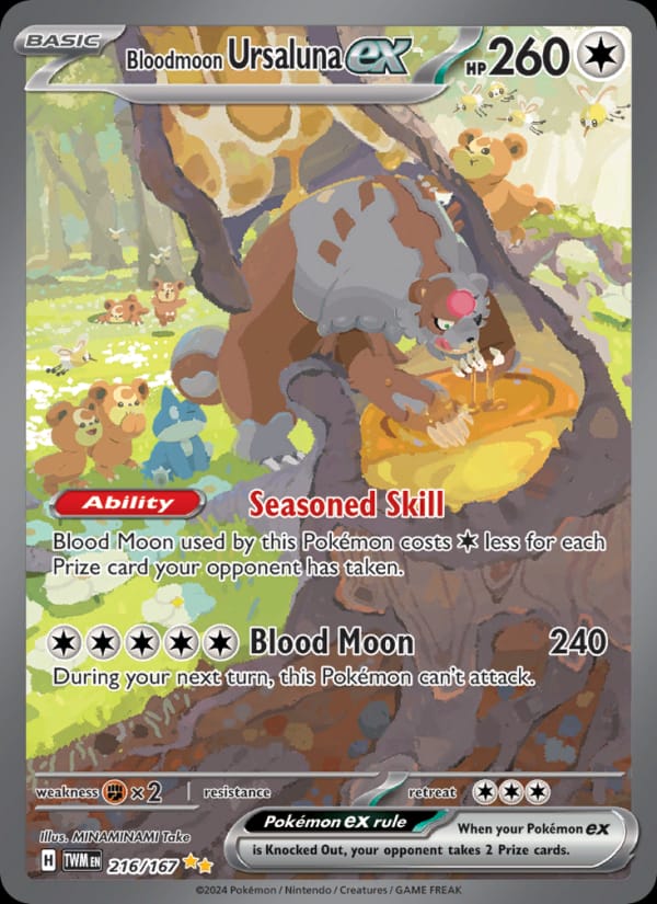 Bloodmoon Ursaluna ex, SV06: Twilight Masquerade · 216/167
