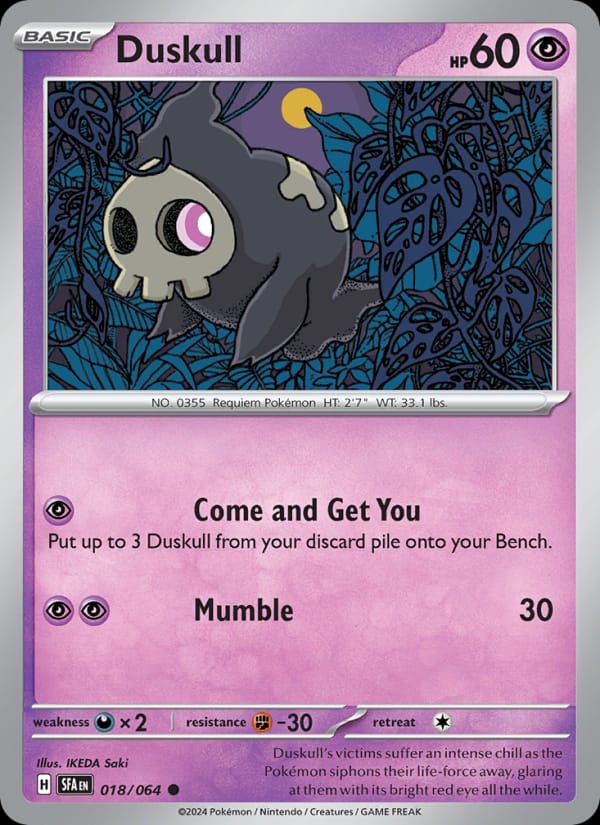 Duskull, SV: Shrouded Fable · 018/064