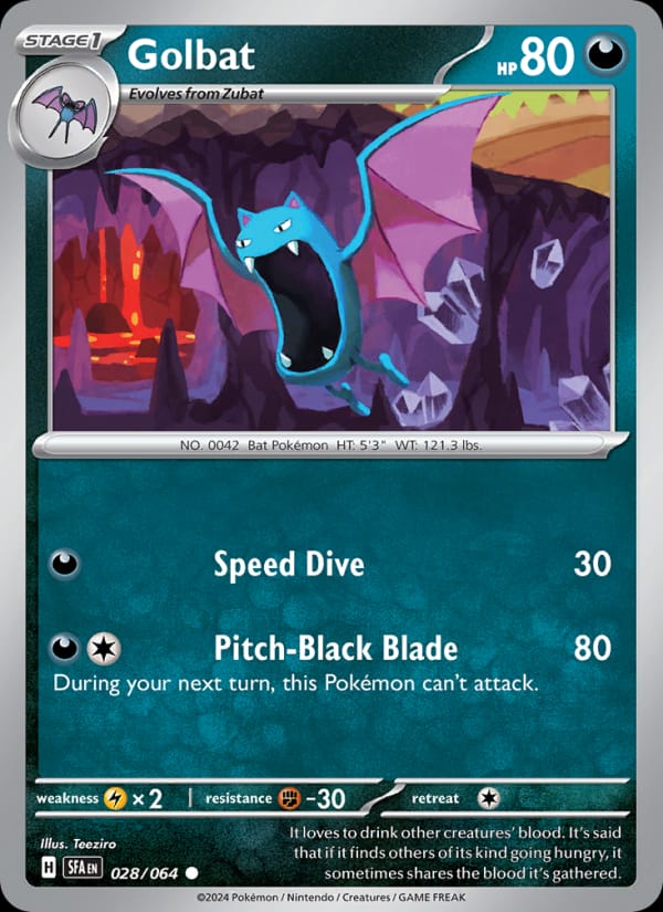 Golbat, SV: Shrouded Fable · 028/064