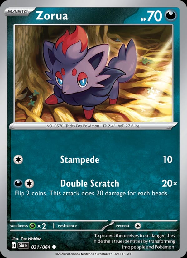 Zorua, SV: Shrouded Fable · 031/064