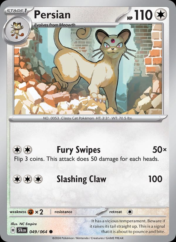 Persian, SV: Shrouded Fable · 049/064