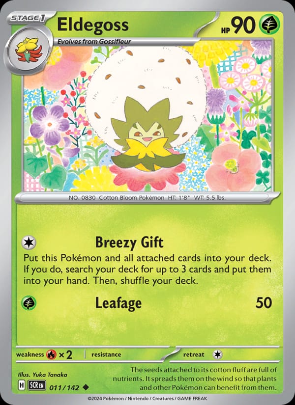 Eldegoss, SV07: Stellar Crown · 011/142