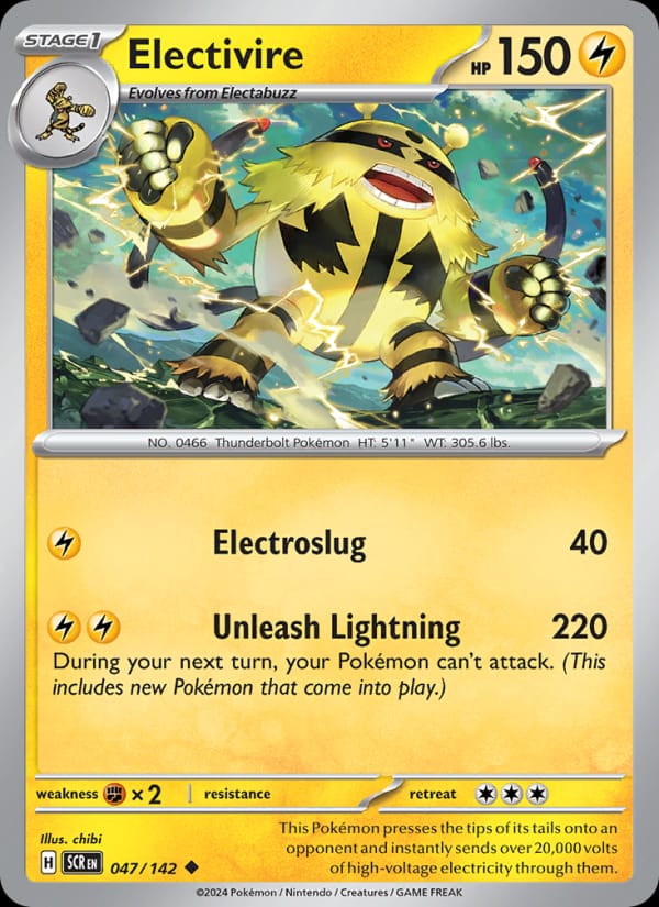 Electivire, SV07: Stellar Crown · 047/142