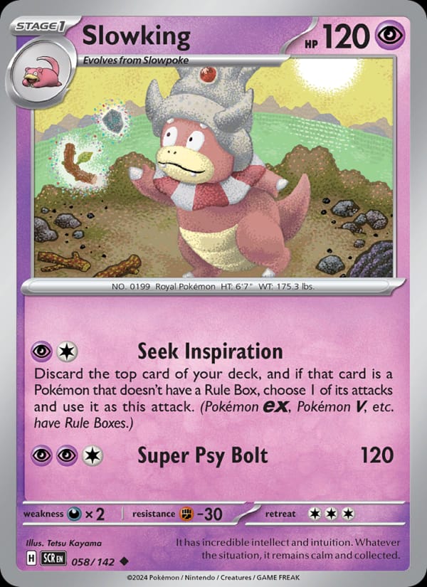 Slowking, SV07: Stellar Crown · 058/142