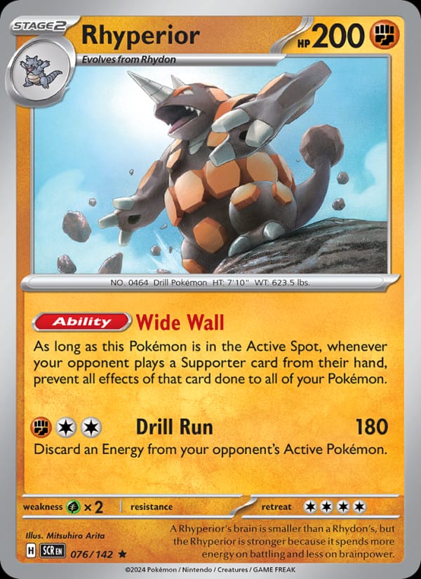Rhyperior, SV07: Stellar Crown · 076/142
