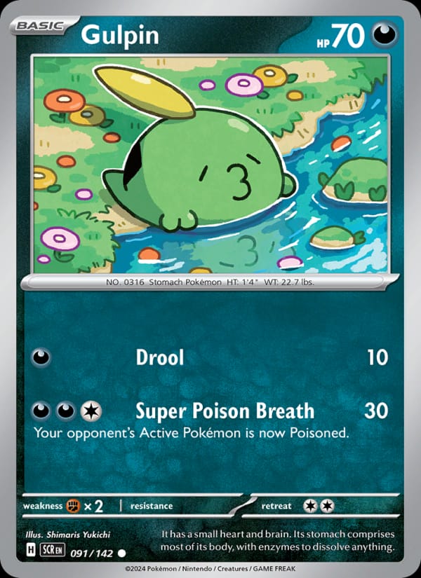 Gulpin, SV07: Stellar Crown · 091/142