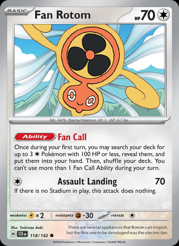 Fan Rotom, SV07: Stellar Crown · 118/142
