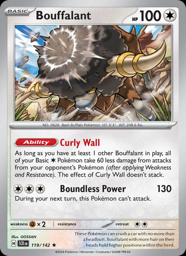 Bouffalant, SV07: Stellar Crown · 119/142