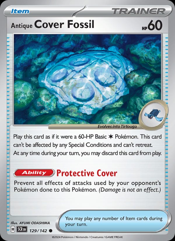 Antique Cover Fossil, SV07: Stellar Crown · 129/142