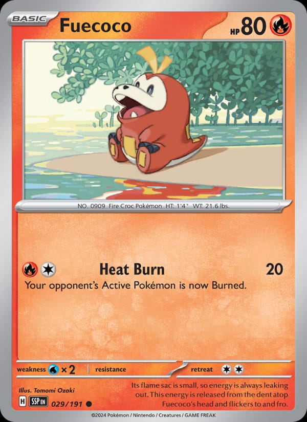 Fuecoco, SV08: Surging Sparks · 029/191