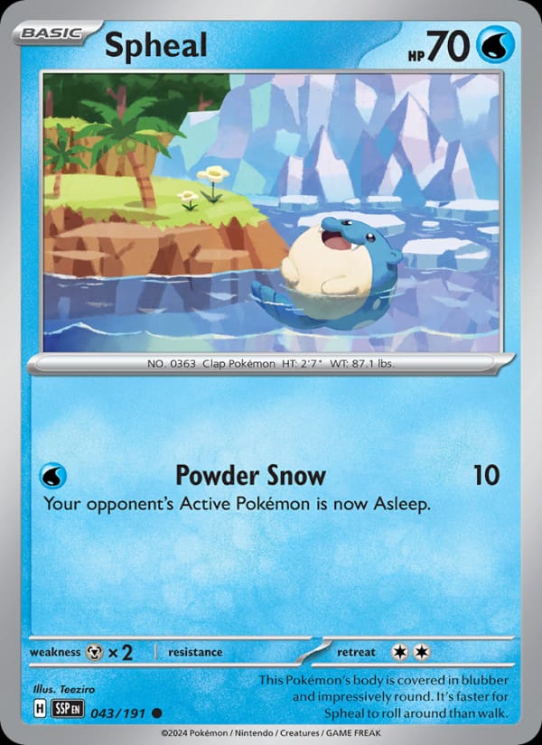 Spheal, SV08: Surging Sparks · 043/191