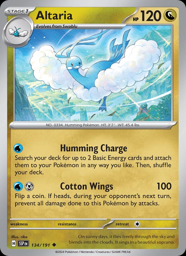 Altaria, SV08: Surging Sparks · 134/191