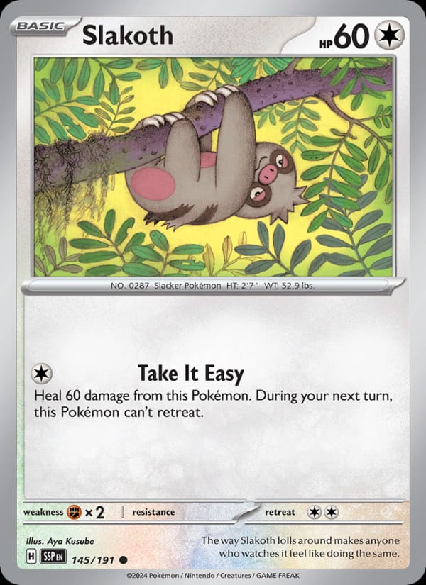 Slakoth, SV08: Surging Sparks · 145/191