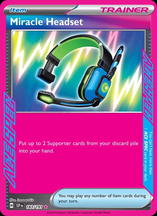 Miracle Headset, SV08: Surging Sparks · 183/191