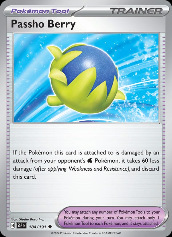 Passho Berry, SV08: Surging Sparks · 184/191