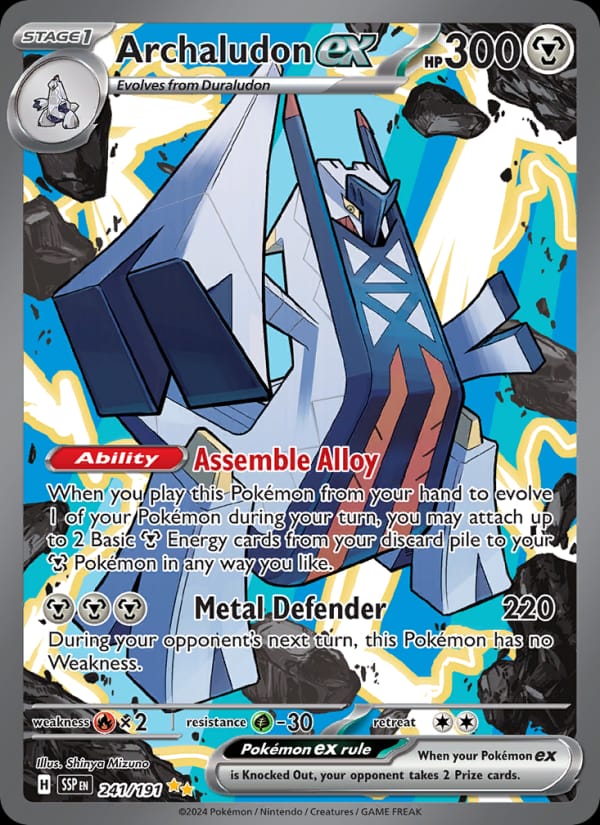 Archaludon ex, SV08: Surging Sparks · 241/191