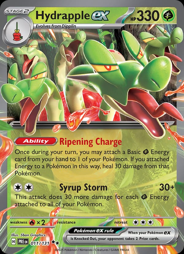 Hydrapple ex, SV: Prismatic Evolutions · 011/131