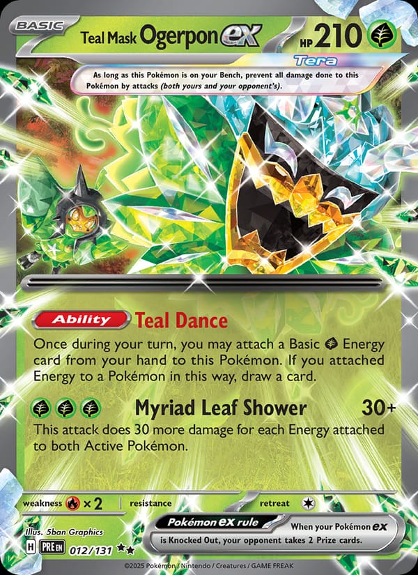 Teal Mask Ogerpon ex, SV: Prismatic Evolutions · 012/131