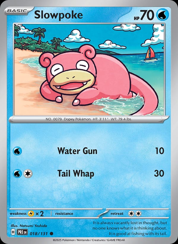 Slowpoke, SV: Prismatic Evolutions · 018/131