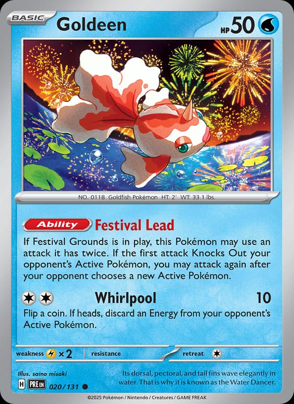 Goldeen, SV: Prismatic Evolutions · 020/131