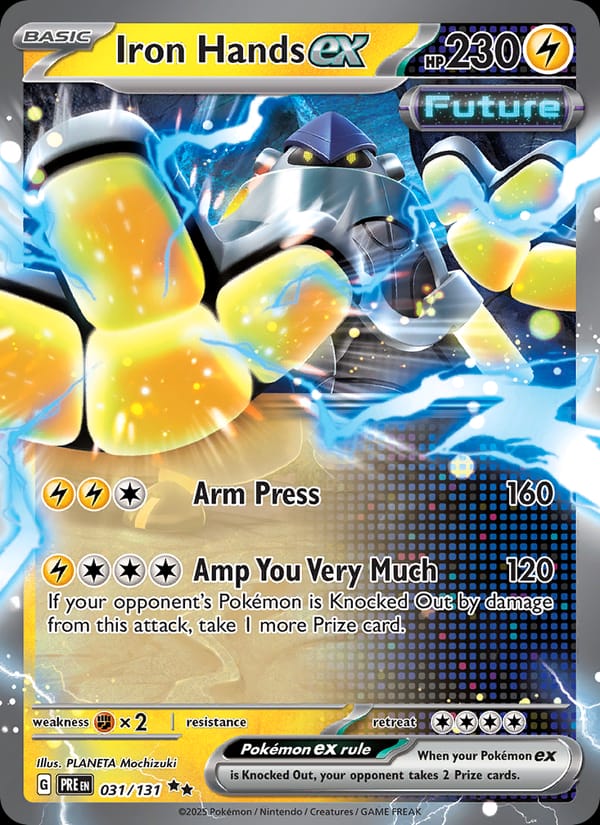 Iron Hands ex, SV: Prismatic Evolutions · 031/131