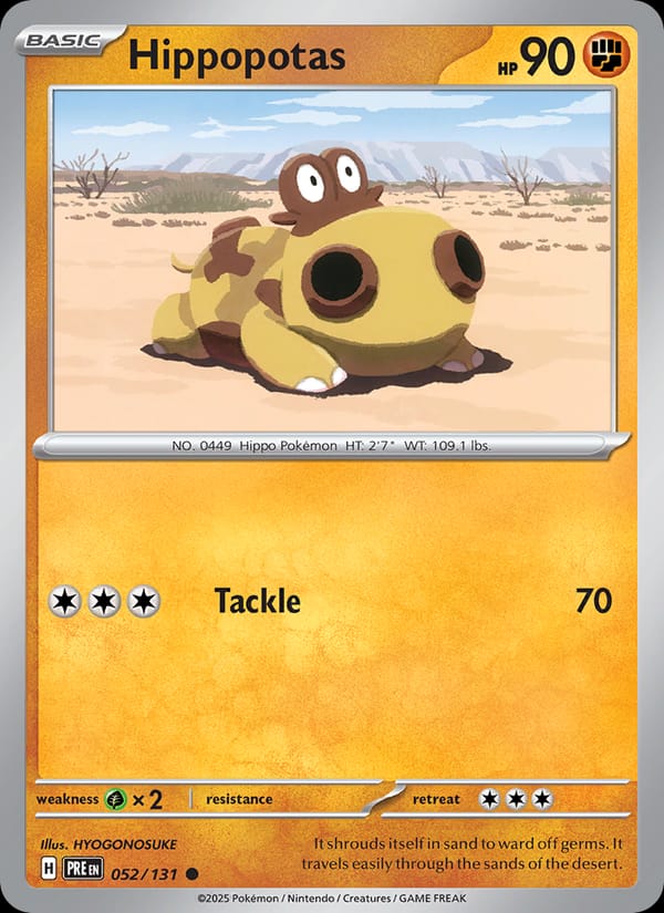 Hippopotas, SV: Prismatic Evolutions · 052/131