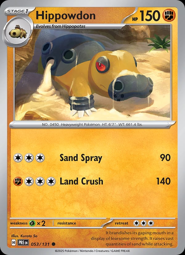 Hippowdon, SV: Prismatic Evolutions · 053/131
