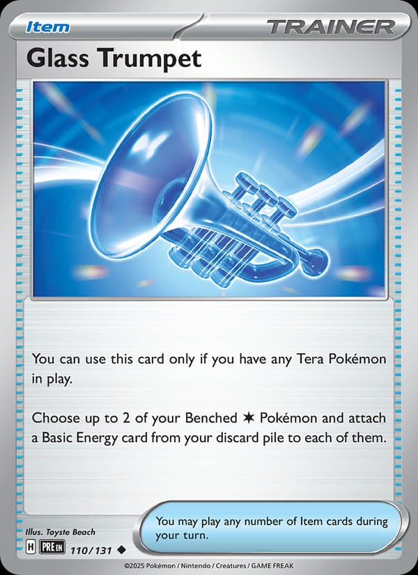 Glass Trumpet, SV: Prismatic Evolutions · 110/131