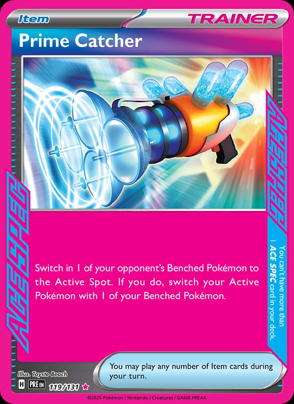 Prime Catcher, SV: Prismatic Evolutions · 119/131