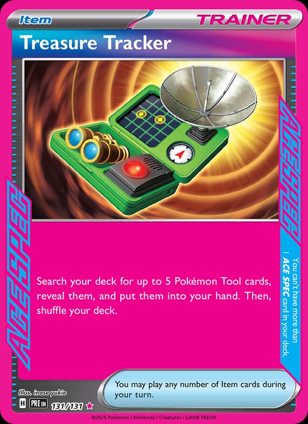 Treasure Tracker, SV: Prismatic Evolutions · 131/131