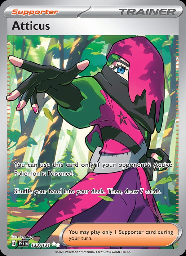 Atticus, SV: Prismatic Evolutions · 133/131