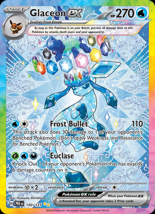 Glaceon ex, SV: Prismatic Evolutions · 150/131