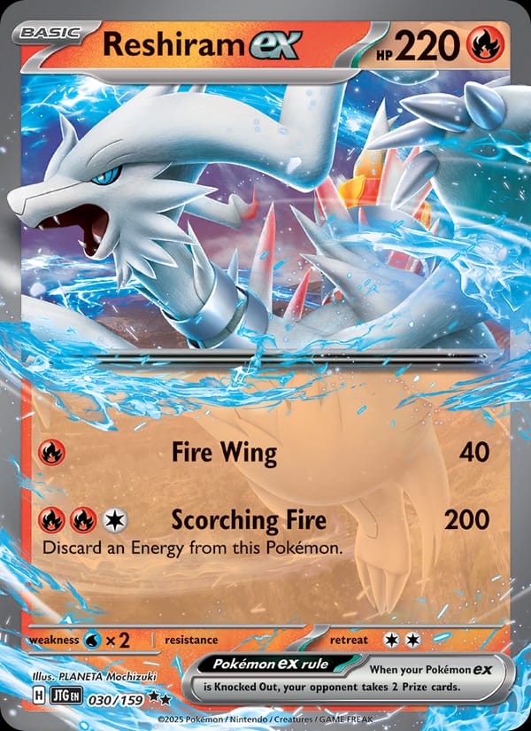 Reshiram ex, SV09: Journey Together · 030/159