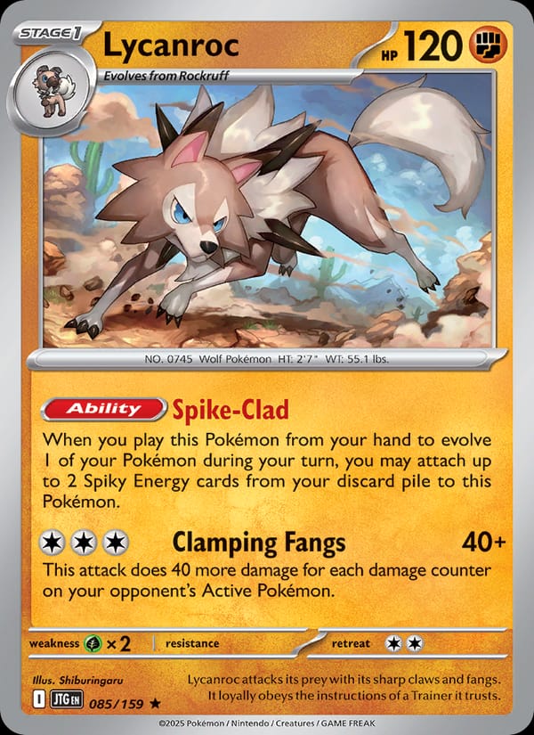Lycanroc, SV09: Journey Together · 085/159