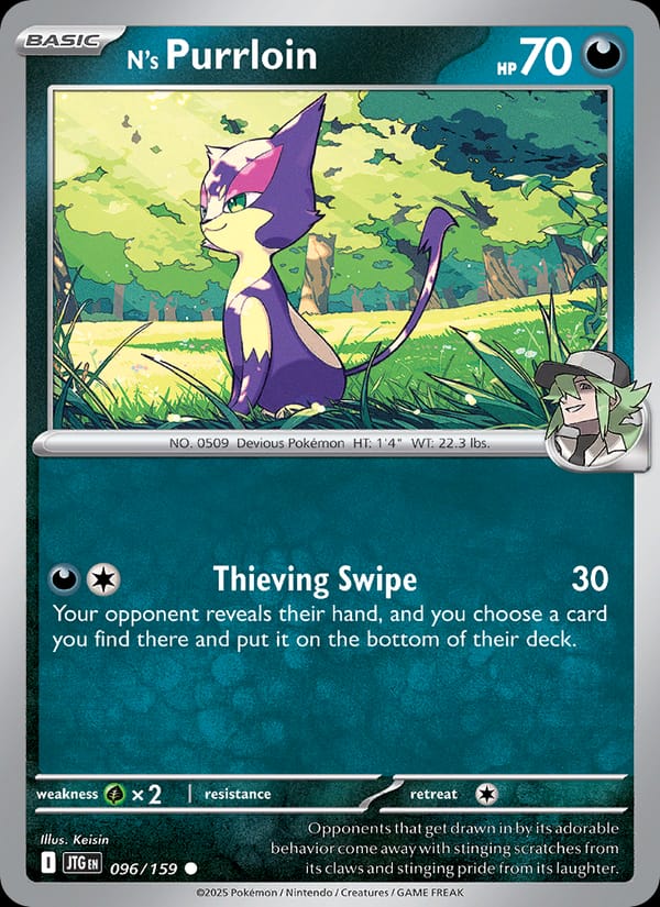 N's Purrloin, SV09: Journey Together · 096/159