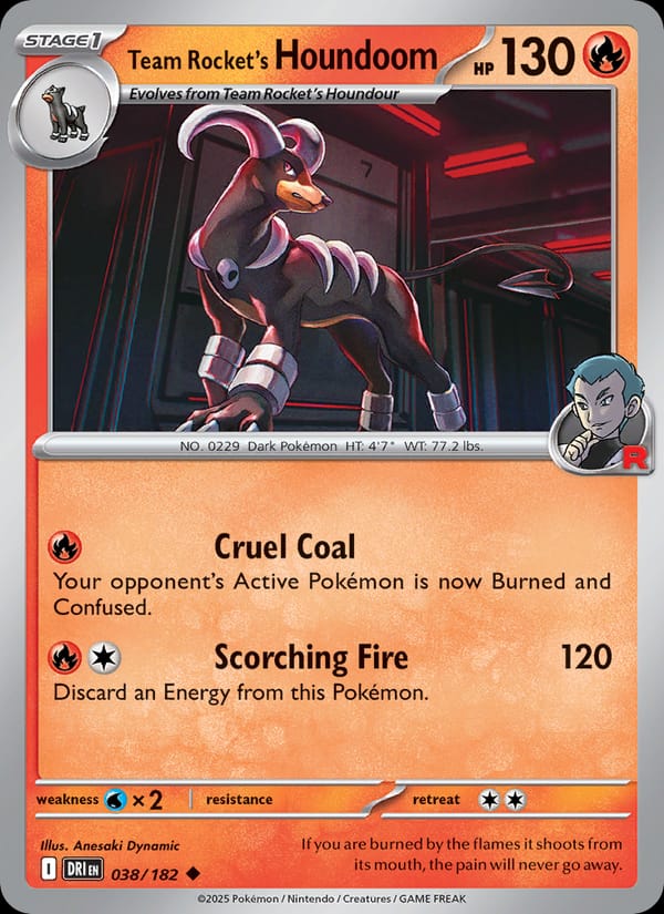 Team Rocket's Houndoom, SV10: Destined Rivals · 038/182