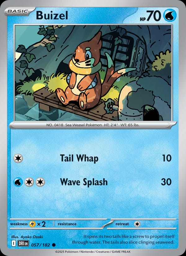 Buizel, SV10: Destined Rivals · 057/182