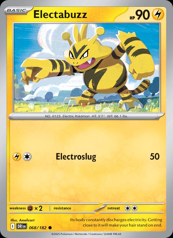 Electabuzz, SV10: Destined Rivals · 068/182