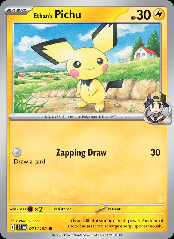 Ethan's Pichu, SV10: Destined Rivals · 071/182