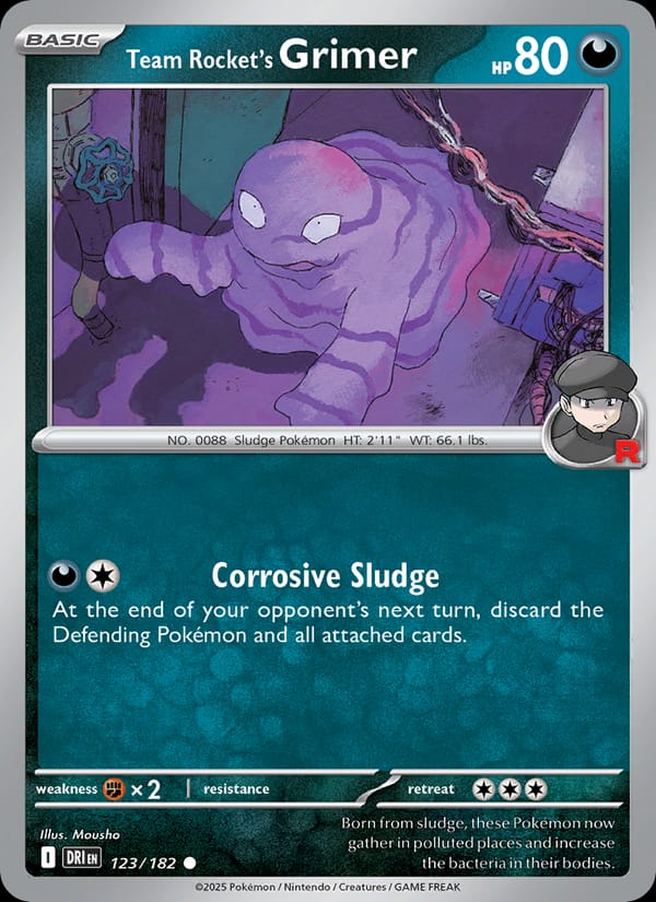 Team Rocket's Grimer, SV10: Destined Rivals · 123/182
