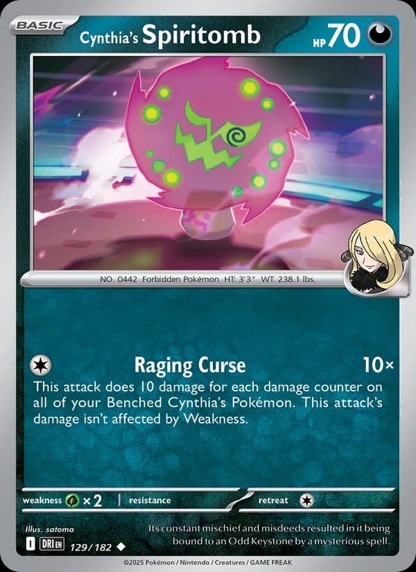 Cynthia's Spiritomb, SV10: Destined Rivals · 129/182