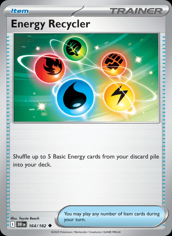 Energy Recycler, SV10: Destined Rivals · 164/182