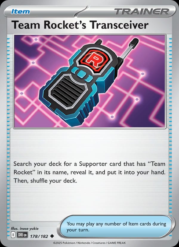 Team Rocket's Transceiver, SV10: Destined Rivals · 178/182