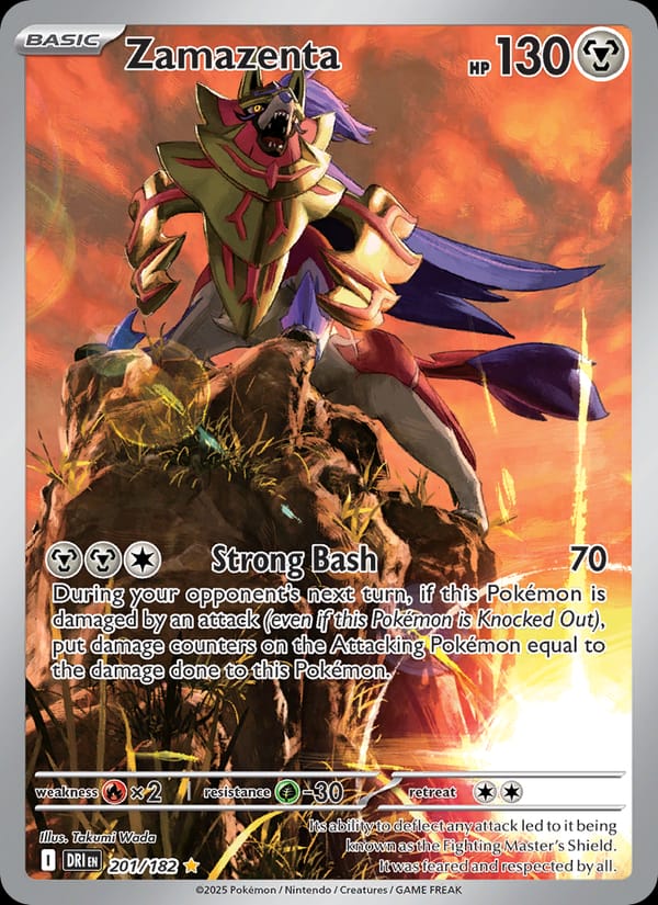 Zamazenta, SV10: Destined Rivals · 201/182