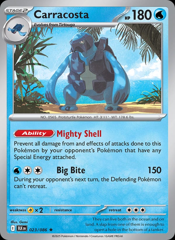 Carracosta, SV: Black Bolt · 023/086