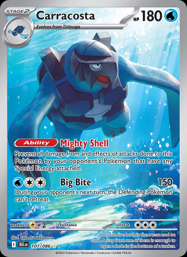 Carracosta, SV: Black Bolt · 107/086