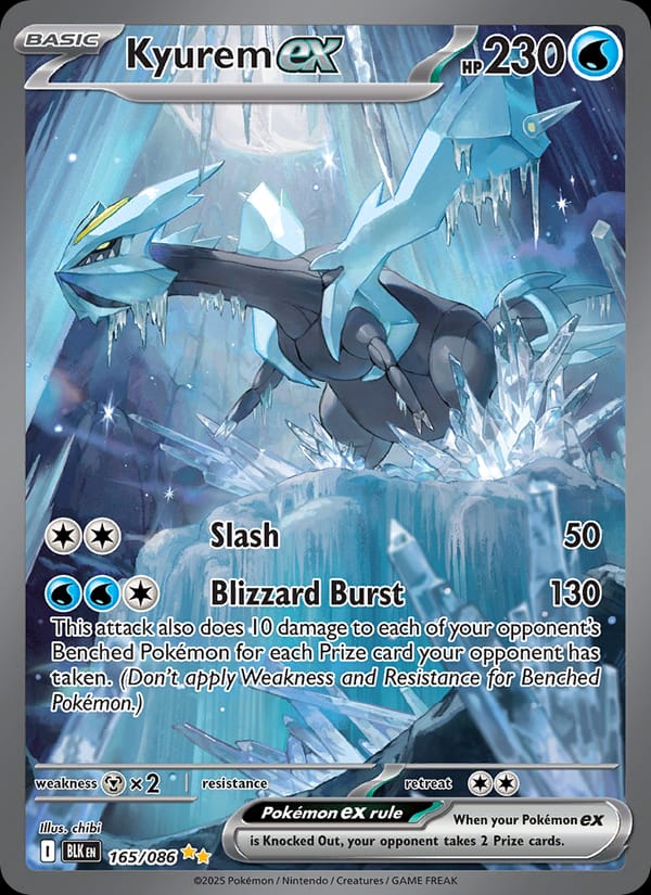 Kyurem ex, SV: Black Bolt · 165/086
